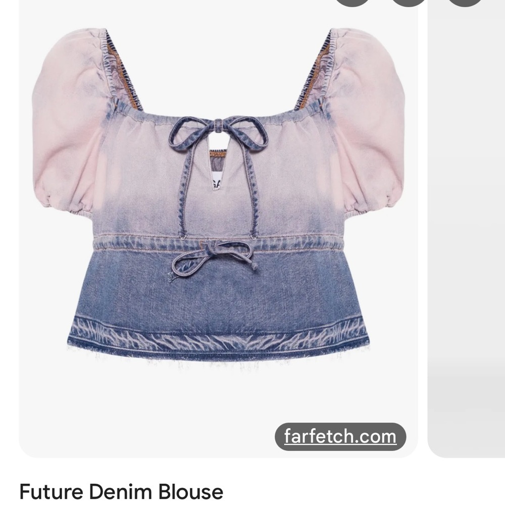 Denim Ombre Blouse